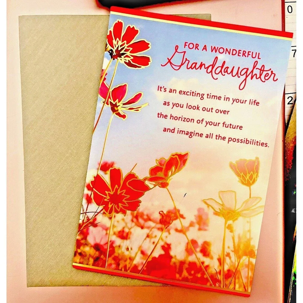 DaySpring Graduation Card for Granddaughter – Blessings & Love – New